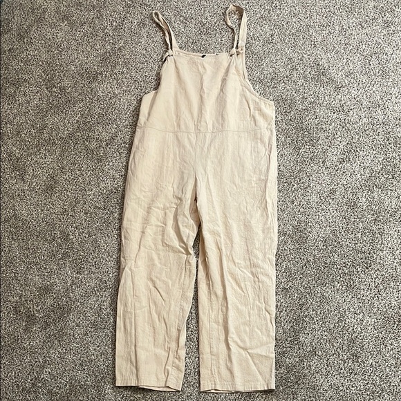 ❤️Cream Overalls - Picture 1 of 3